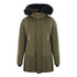 Moose Knuckles Stage Lake Black Trim Green Parka Down Jacket